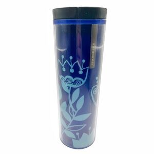 Starbucks Blue Tulip Travel Mug Tumbler